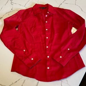 Brooks Brothers red button up. Size 2